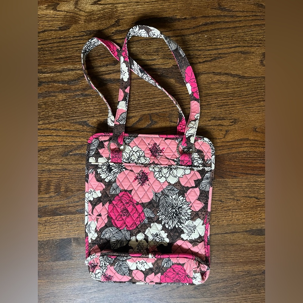 Vera Bradley Tote Bag in Retired Mocha Rouge - Picture 2 of 5
